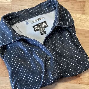 Ladies‎ Adidas Climacool Short Sleeved Performance Polo - XS Gray/white